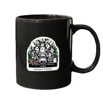 Discover Backyard Possums Cleanup Crew Eco Warriors Mugs