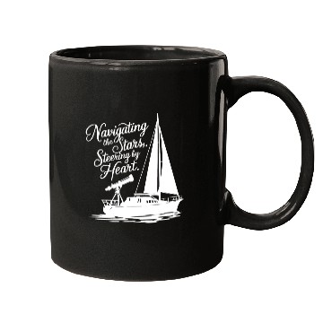 Discover Navigating the Stars, Steering by Heart Mugs