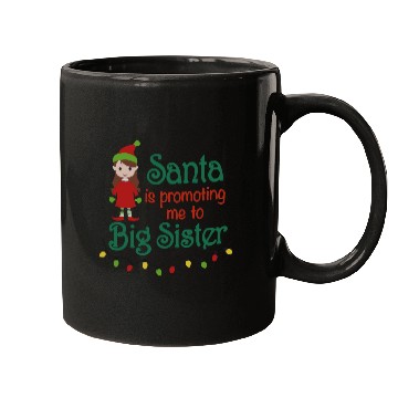 Discover santa is promoting me big sister Mugs
