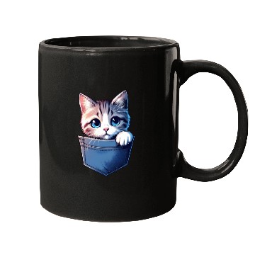 Discover Meowy in a pocket Mugs