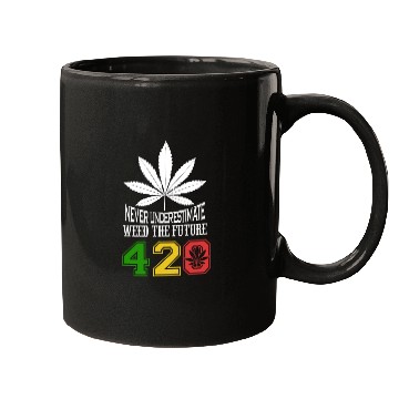 Discover Chuckling 420 Future of Herb Weed Marijuana Design Mugs