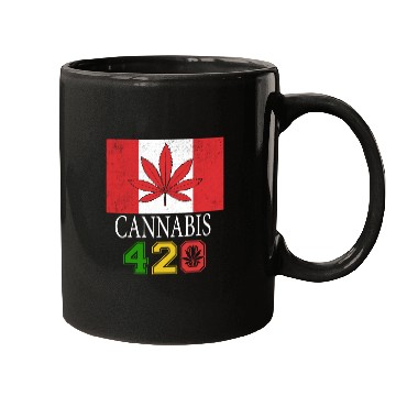 Discover Comical 420 Celebrate Herb Weed Marijuana Design Mugs