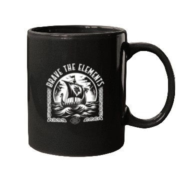 Discover Viking Mugs, Brave The Elements Dragon Ship