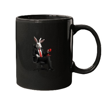 Discover Rabbit In Suit Mugs