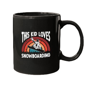 Discover Snowboarding Art Men Snowboard Cool Snowboarder Mugs