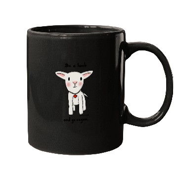 Discover Be a Lamb and Go Vegan Mugs