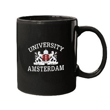 Discover Amsterdam University Emblem A Legacy of Excellence Mugs