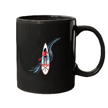Discover Paddleboard Paradise: A Tropical Escape Mugs