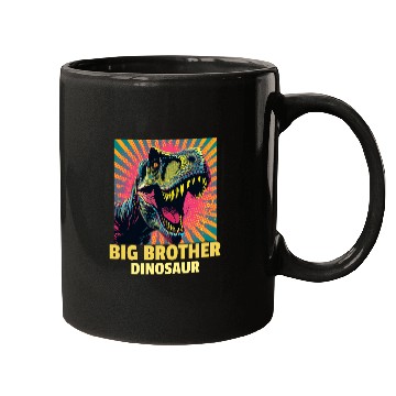 Discover Big Brother Dinosaur Mugs