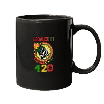 Discover Comedic 420 Legal Herb Weed Marijuana Design Mugs