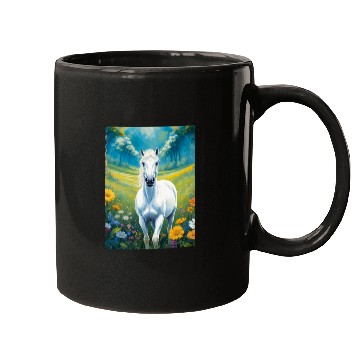 Discover White horse Mugs