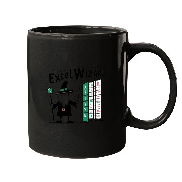 Discover excel wizard funny accountant bookkeepers gift Mugs