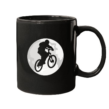 Discover MOON MOUNTAIN BIKER DESIGN Mugs