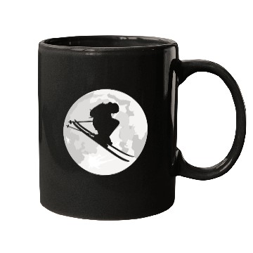 Discover MOON SKIER DESIGN Mugs