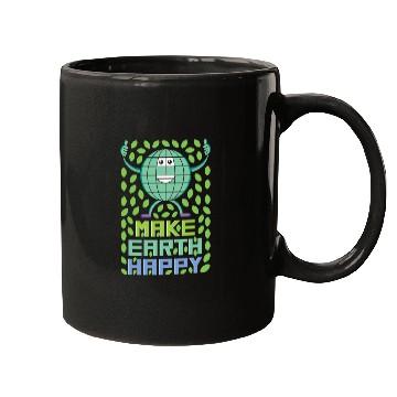 Discover Make Earth Happy Mugs