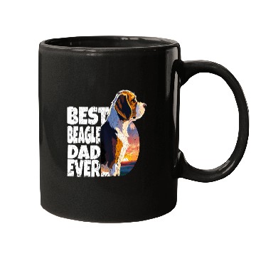 Discover BEST BEAGLE DAD EVER Mugs