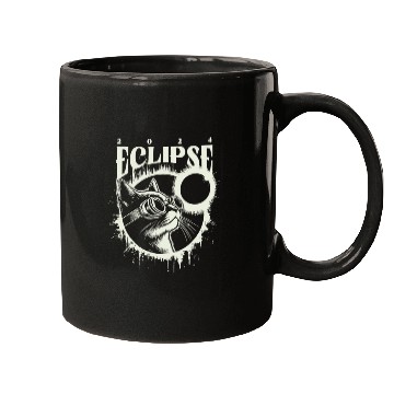 Discover Total Solar Eclipse 2024 Vintage Eclipse Lover Mugs