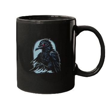 Discover Guardian Raven's Red Stare Mugs
