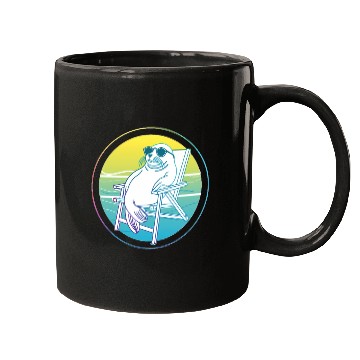 Discover Neon Seal in Beach Chair Mugs