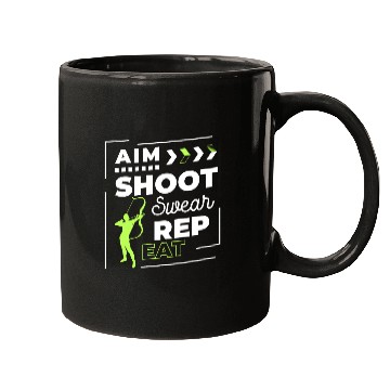 Discover Archery Longbow Bow Club Mugs