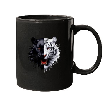 Discover 3D realistic black panther & Leopart Design Mugs