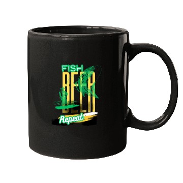 Discover Fish, Beer, Repeat Mugs
