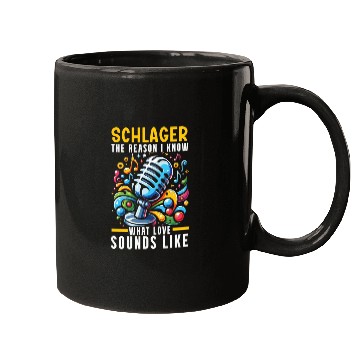 Discover German Schlager Singer Germany Music Lover Mugs