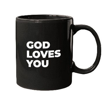 Discover god loves you Mugs