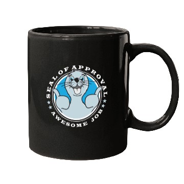 Discover Seal of approval, awesome job Mugs