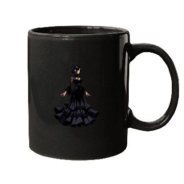 Discover Gothic Elegance in Flamenco dance Mugs