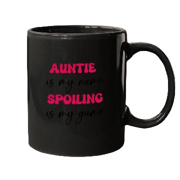 Discover auntie is my name, spoiling is my game/aunt gift Mugs