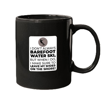 Discover Barefoot Water Skiing Extreme Sports Barefooting Mugs