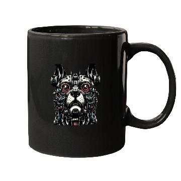 Discover Steampunk Robot Dog Mugs