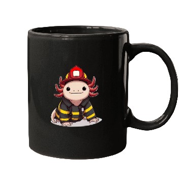 Discover Axolotl Firefighter Mugs