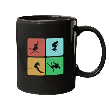 Discover Skiing Mountains Winter sports Nature Mugs