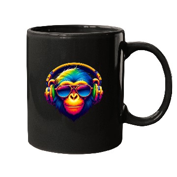 Discover DJ Groove Monkey Mugs