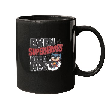 Discover even superheroes need rest Mugs