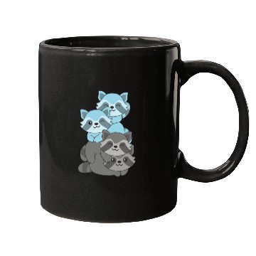 Discover Car Flag Pride Lgbtq Cute Raccoon Mugs