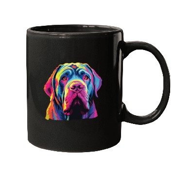 Discover Watercolor Colorful Neapolitan Mastiff Mugs