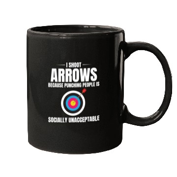 Discover Archery Targets Archer Bullseye Shooting Sport Mugs