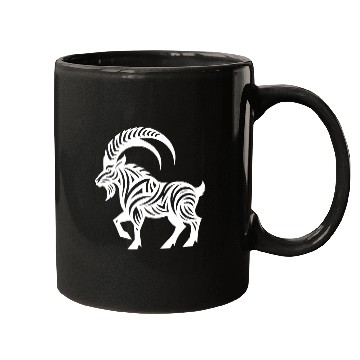Discover Capricorn Tattoo Style Mugs