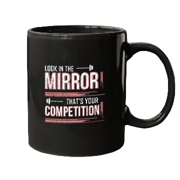 Discover fitness Look in the mirro Mugs