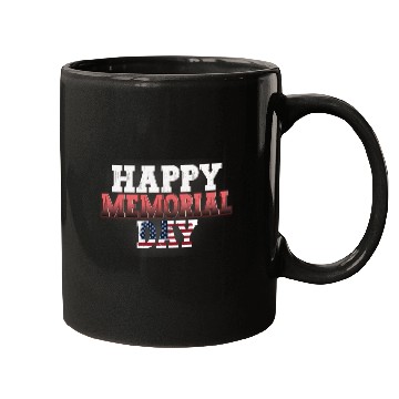 Discover Patriotic Memorial Day Flag Design Mugs