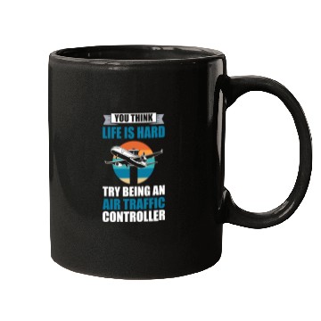 Discover Aviation Aircraft Runway Air Traffic Controller Mugs