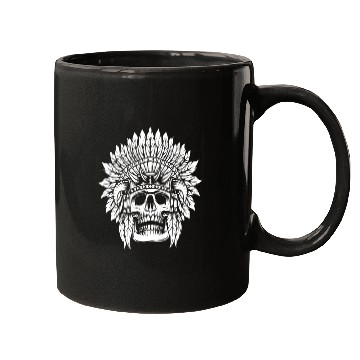 Discover Indigenous Native American Skull Head Mugs