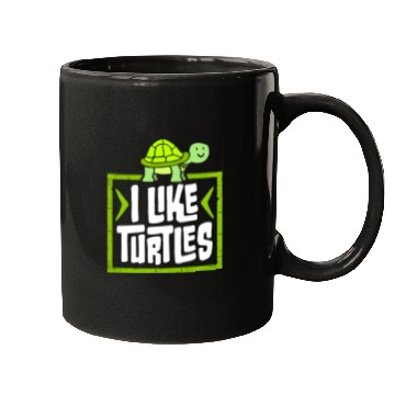 Discover I Like Turtles Cute Tortoise Love Turtle Lover Mugs