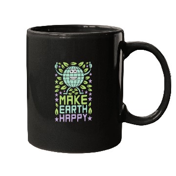 Discover Make Earth Happy Mugs