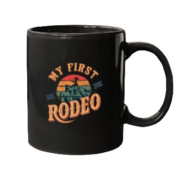 Discover My First Rodeo Mugs
