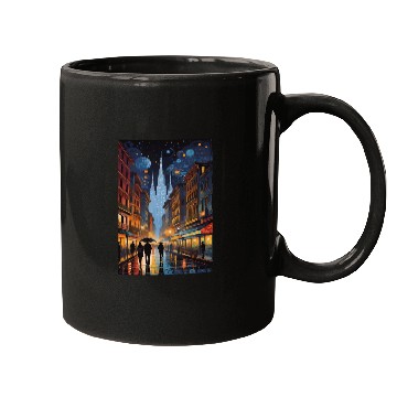 Discover street in the night Mugs