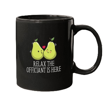 Discover Relax The Officiant Is Here Priest Wedding Ordaine Mugs